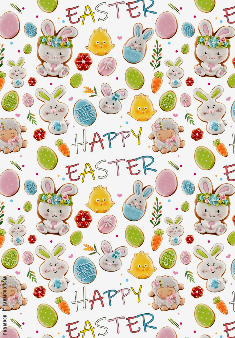 Easter Wallpapers For Every Device : 3D Adorable Easter Cookies