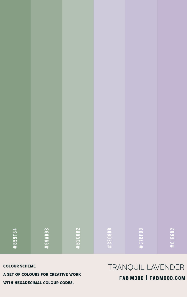 lavender and sage, lavender and sage color combo, color combination, sage and lavender color palette, spring color combos, earthy color combo