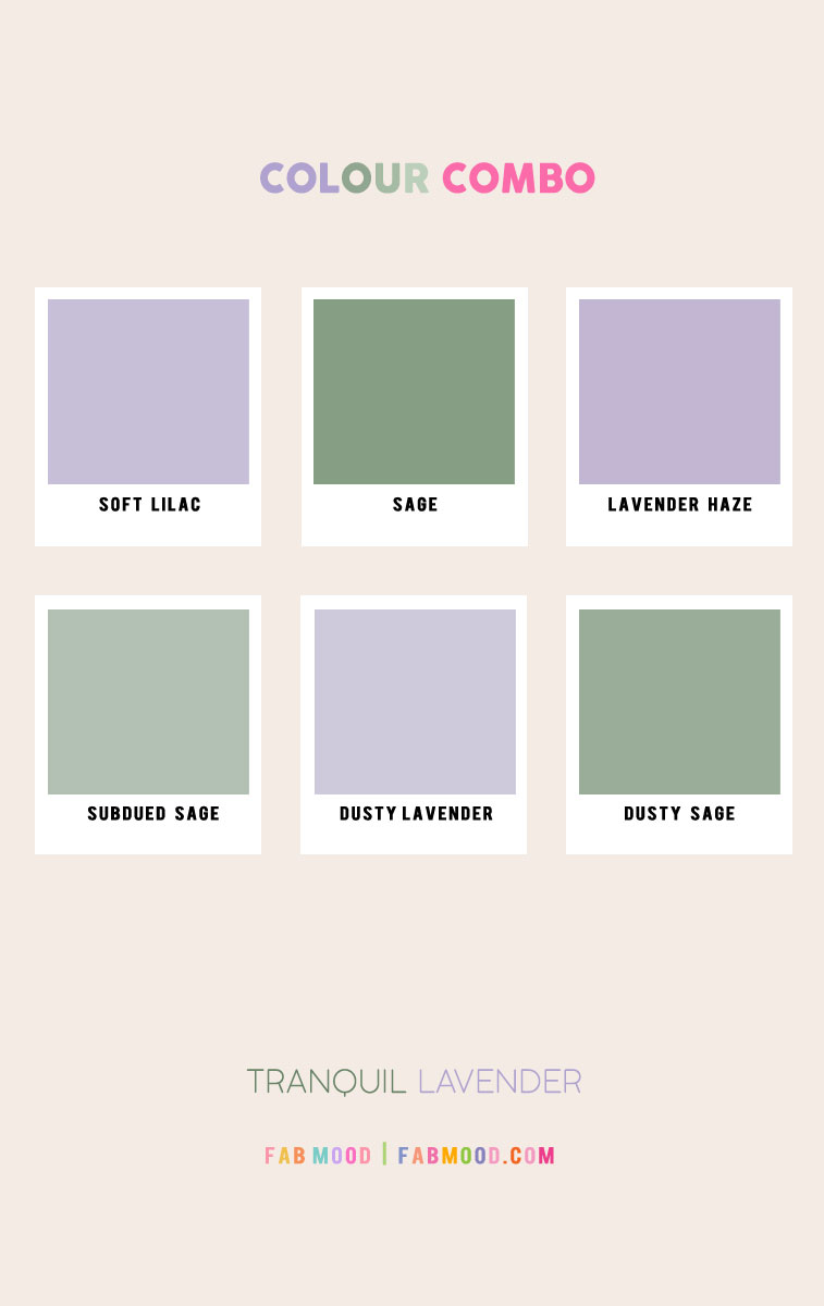 27 Spring Colour Palette Perfections : Tranquil Lavender