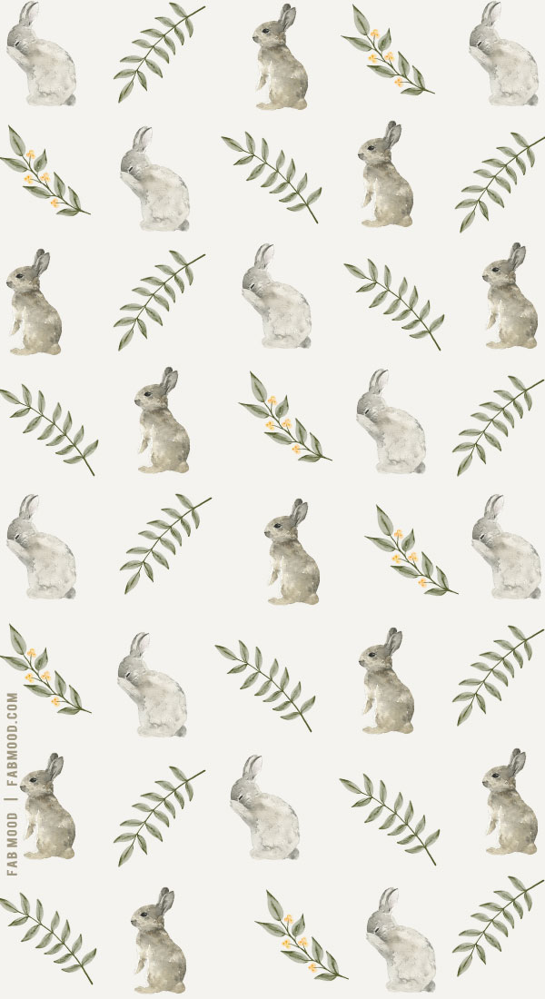 Easter Wallpapers For Every Device : Botanical & Bunny