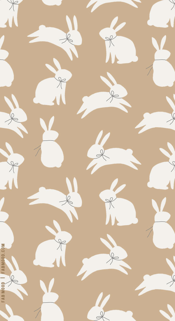 simple bunny wallpaper, bunny wallpaper brown, earthy tone easter wallpaper, Easter wallpaper, Easter wallpaper iphone, easter wallpaper phone, aesthetic easter wallpaper, preppy easter wallpaper, bunny easter wallpaper