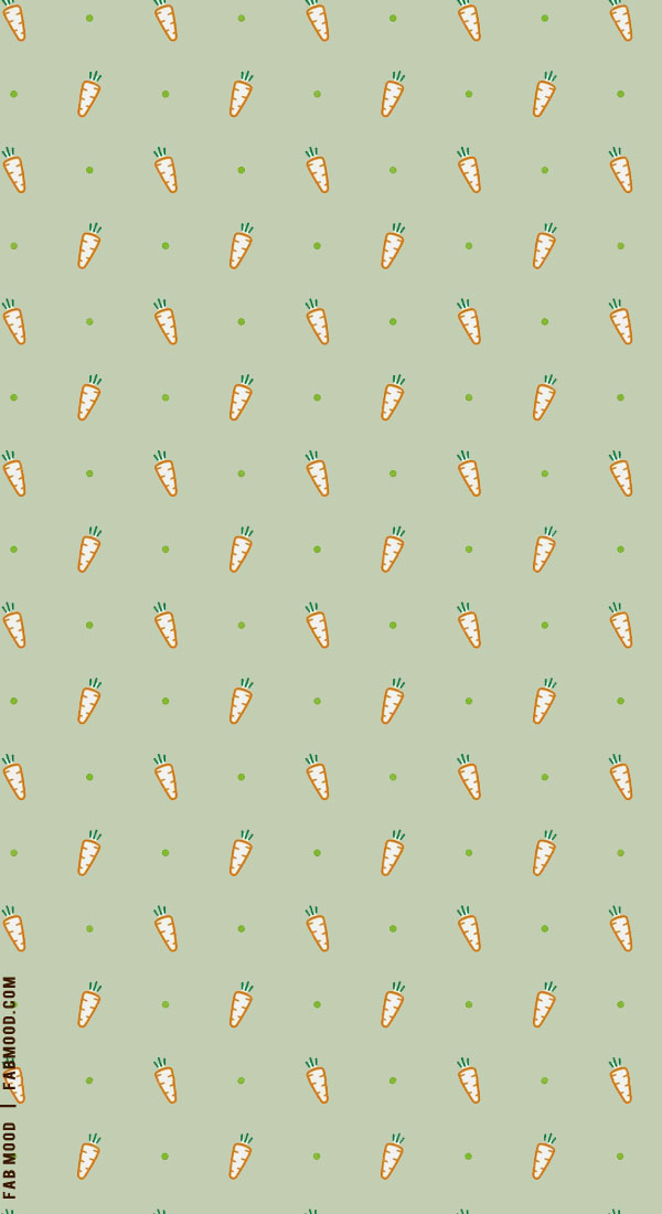 simple carrot wallpaper, sage green easter wallpaper, Easter wallpaper, Easter wallpaper iphone, easter wallpaper phone, aesthetic easter wallpaper, preppy easter wallpaper, bunny easter wallpaper