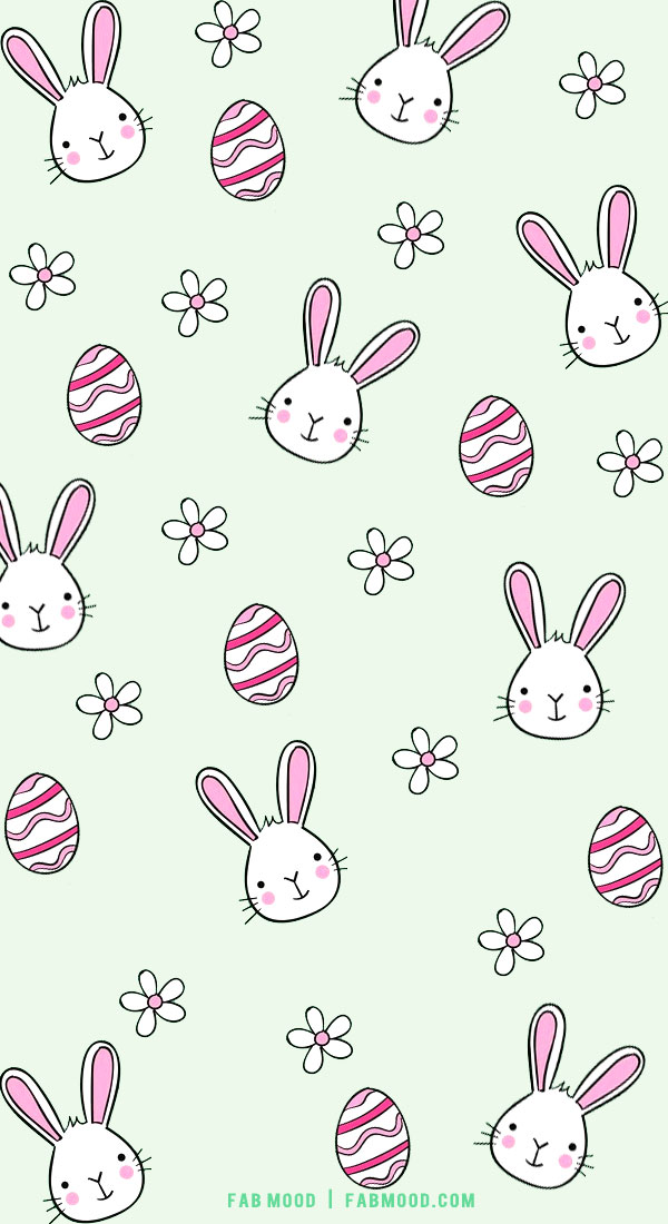 21 Easter Wallpapers Designed for Phones and iPhones : Bunny, Daisy & Easter Egg