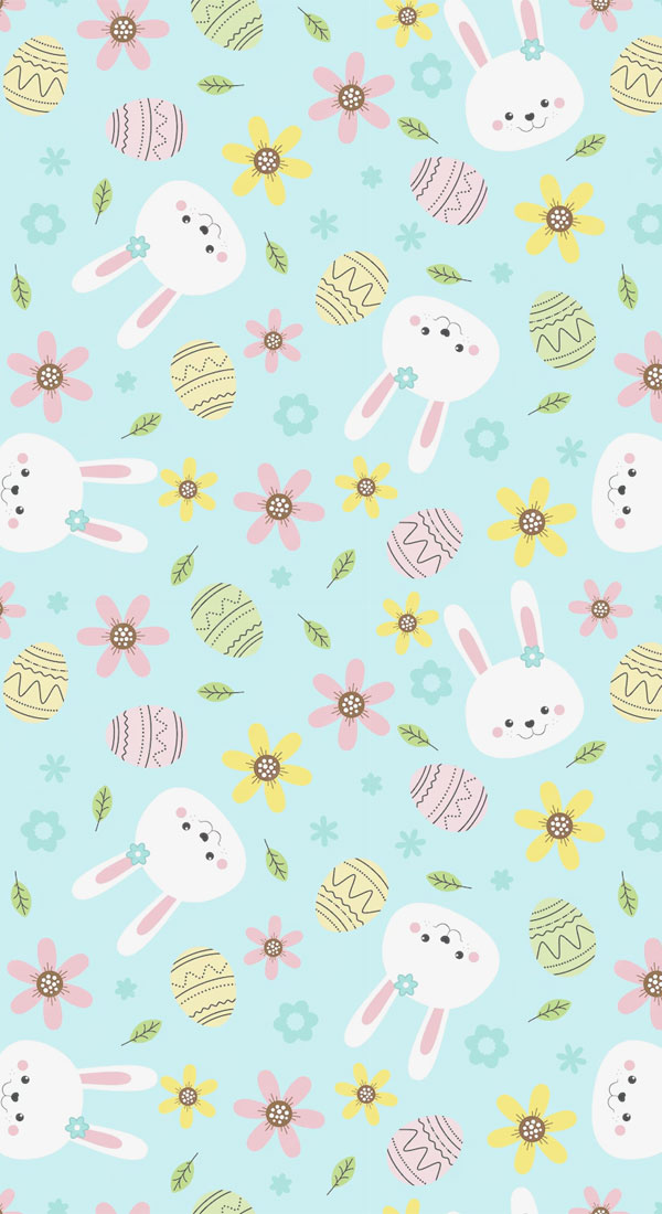 21 Easter Wallpapers Designed for Phones and iPhones : Pastel Easter Wallpaper