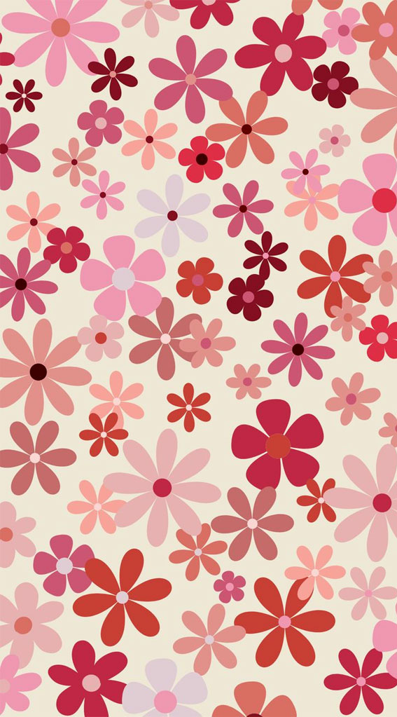 50 Preppy Wallpaper Ideas To Elevate Your Screen Style : Pink Flower Wallpaper