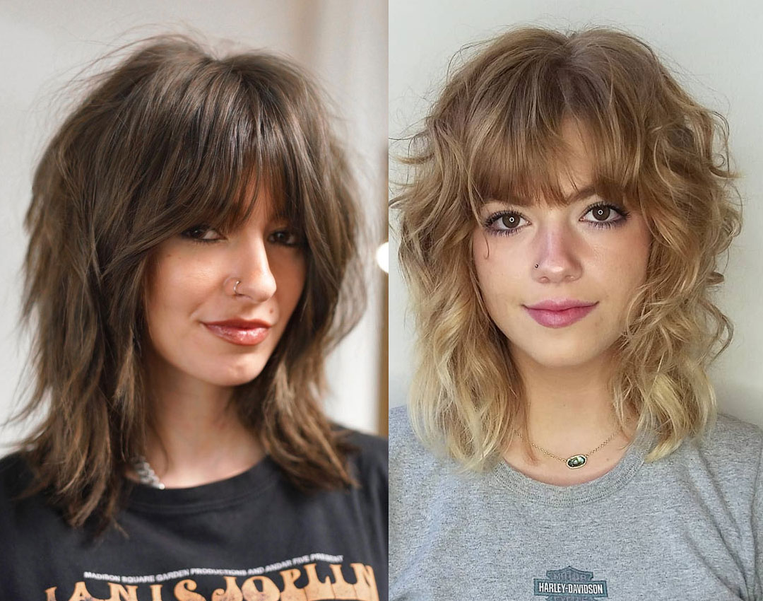 mid-length haircut, medium length haircut, medium length hairstyle, layered bob, Mid-Length Shag Cut, lob haircut, Choppy Mid-Length Cut, layered shaggy bob, short to mid length hairstyles, medium length haircuts, medium length haircuts for women, medium length hairstyles for thin hair, medium length haircuts with bangs, medium length haircuts with layers