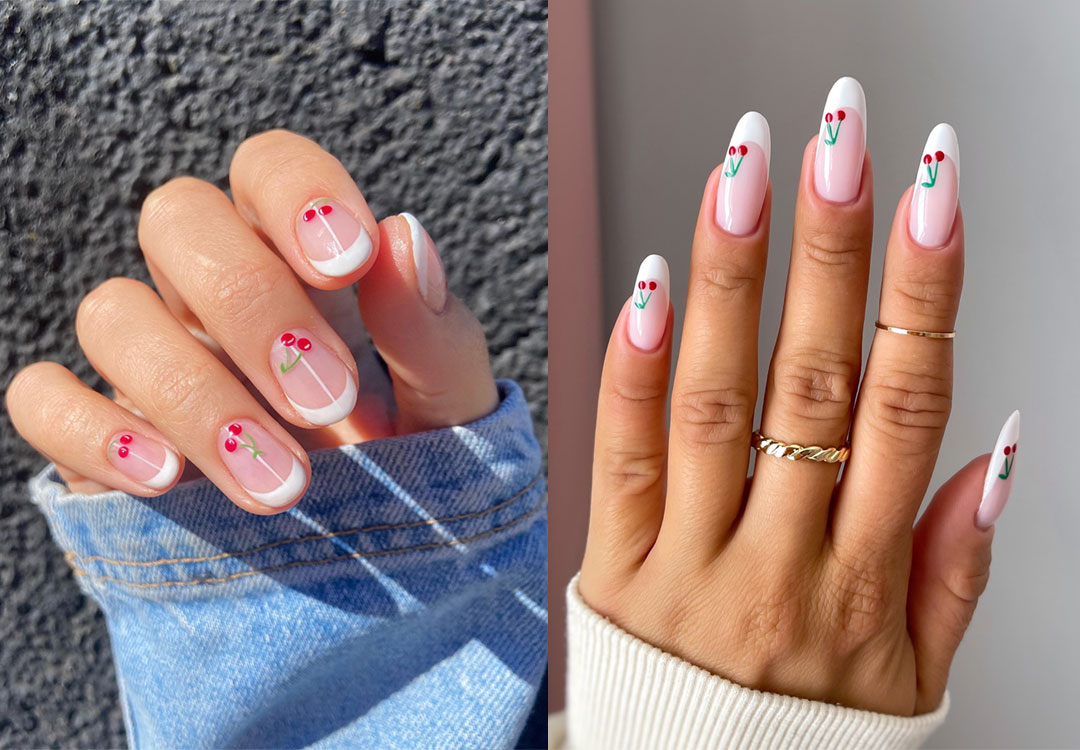30 Tempting Cherry Nail Designs to Sweeten Your Style : Chic and Juicy